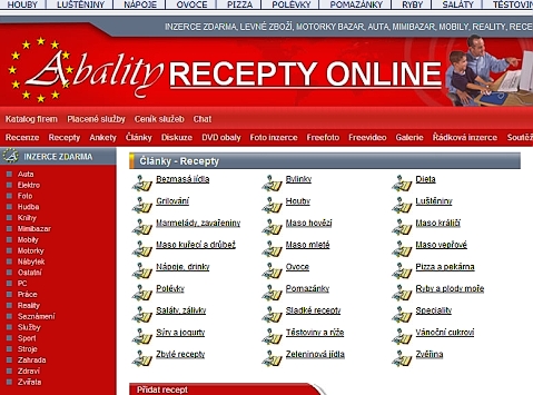 Recepty - recepty online